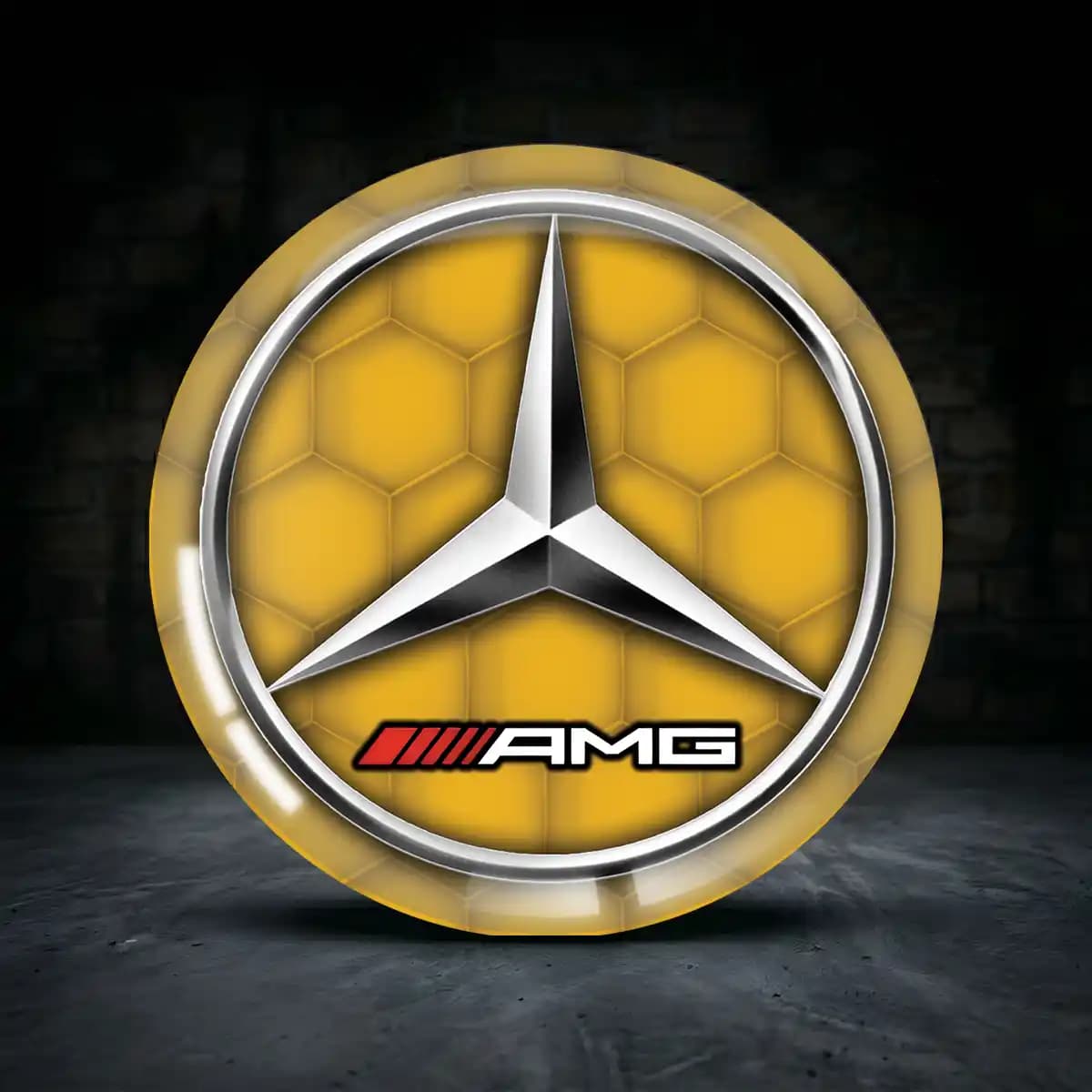 Mercedes AMG 3D Gel Aufkleber Embleme Luxus-Edition