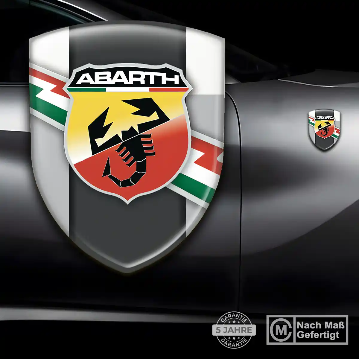 Abarth 3D Gel Aufkleber Emblem Auto Hohe Qualität