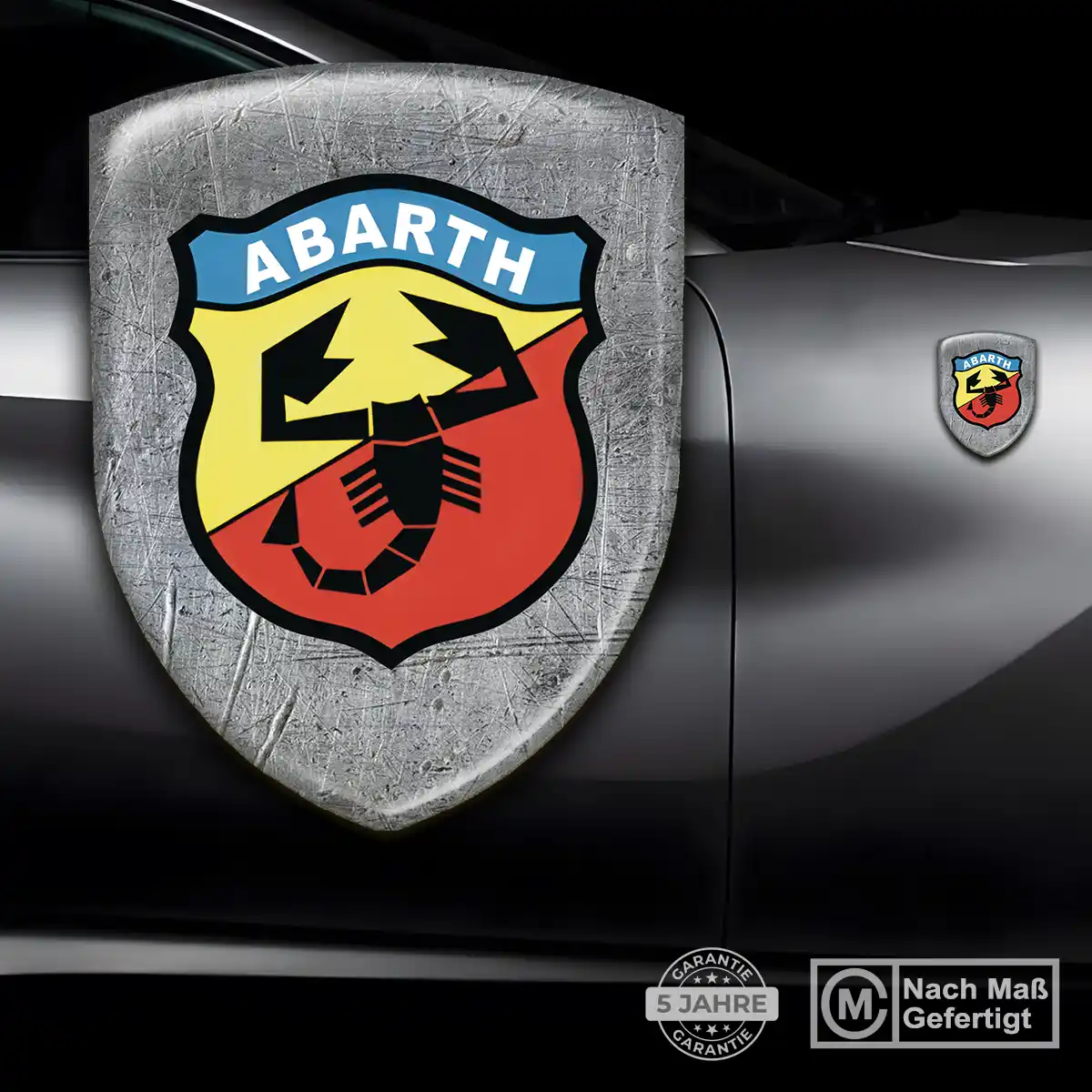 Abarth 3D Gel Aufkleber Embleme Auto Hohe Qualität
