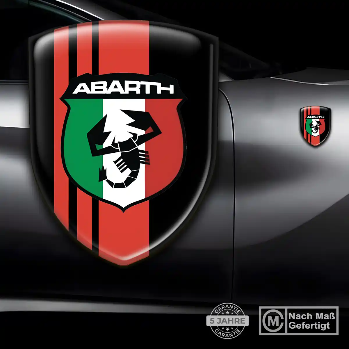 Abarth Aufkleber 3D Gel Emblem Auto Erstklassige Qualität