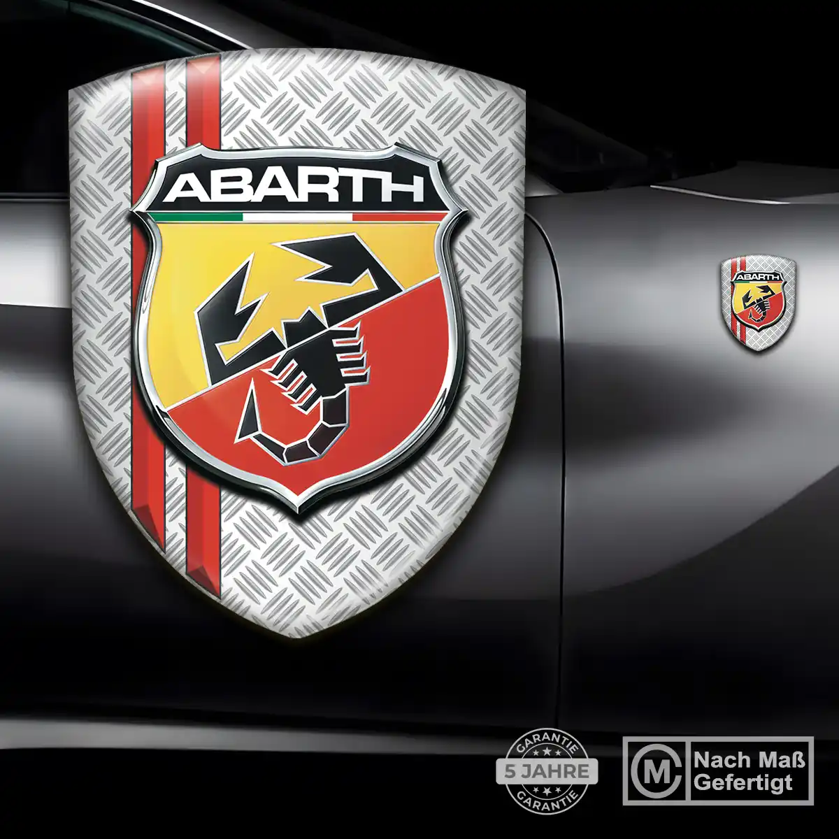 Abarth Aufkleber 3D Gel Emblem Auto Exterieurdesign