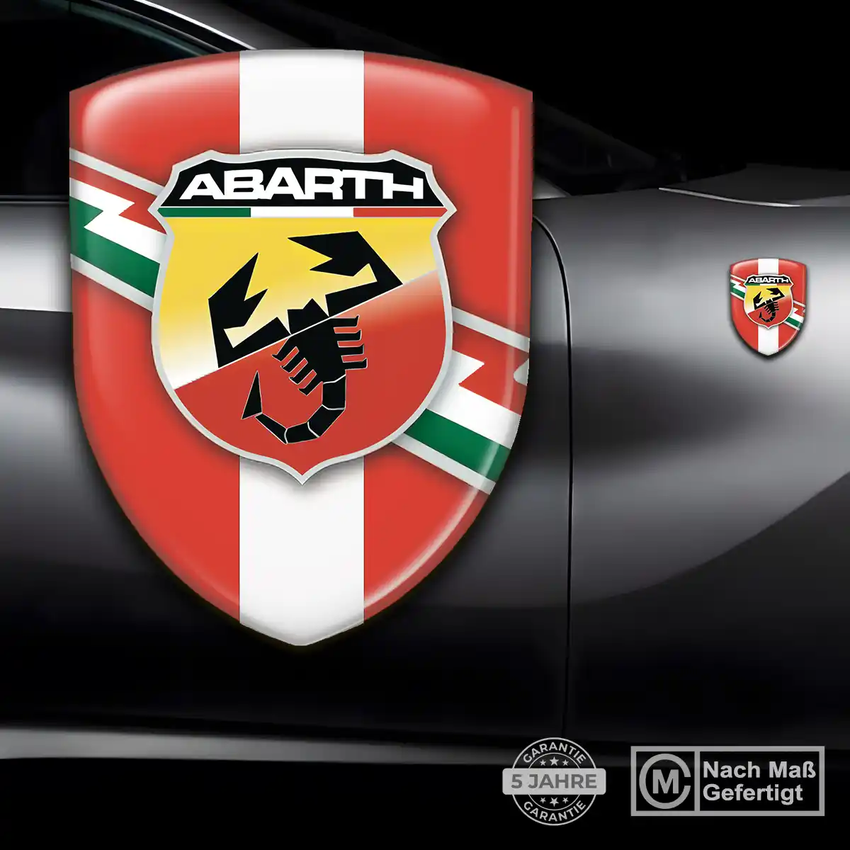Abarth Aufkleber 3D Gel Emblem Auto Hohe Qualität