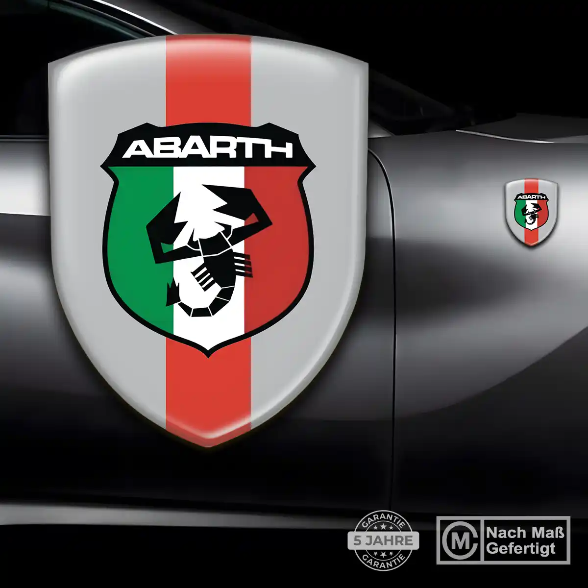 Abarth Aufkleber 3D Gel Emblem Auto Luxus-Edition