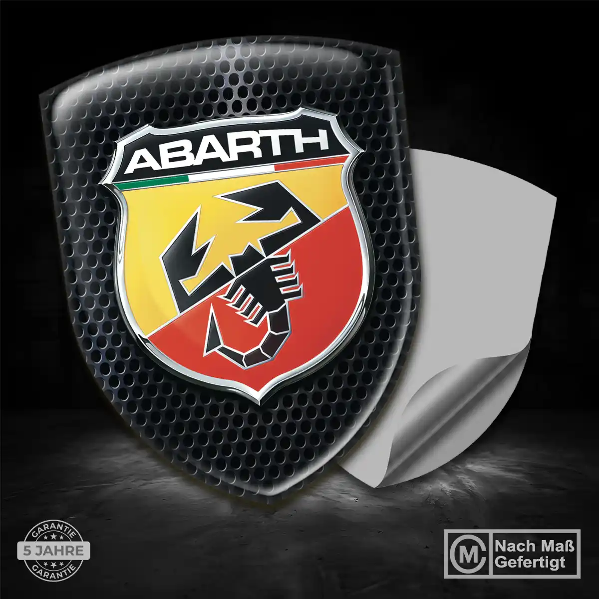 Abarth Aufkleber 3D Gel Emblem Auto Markenedition
