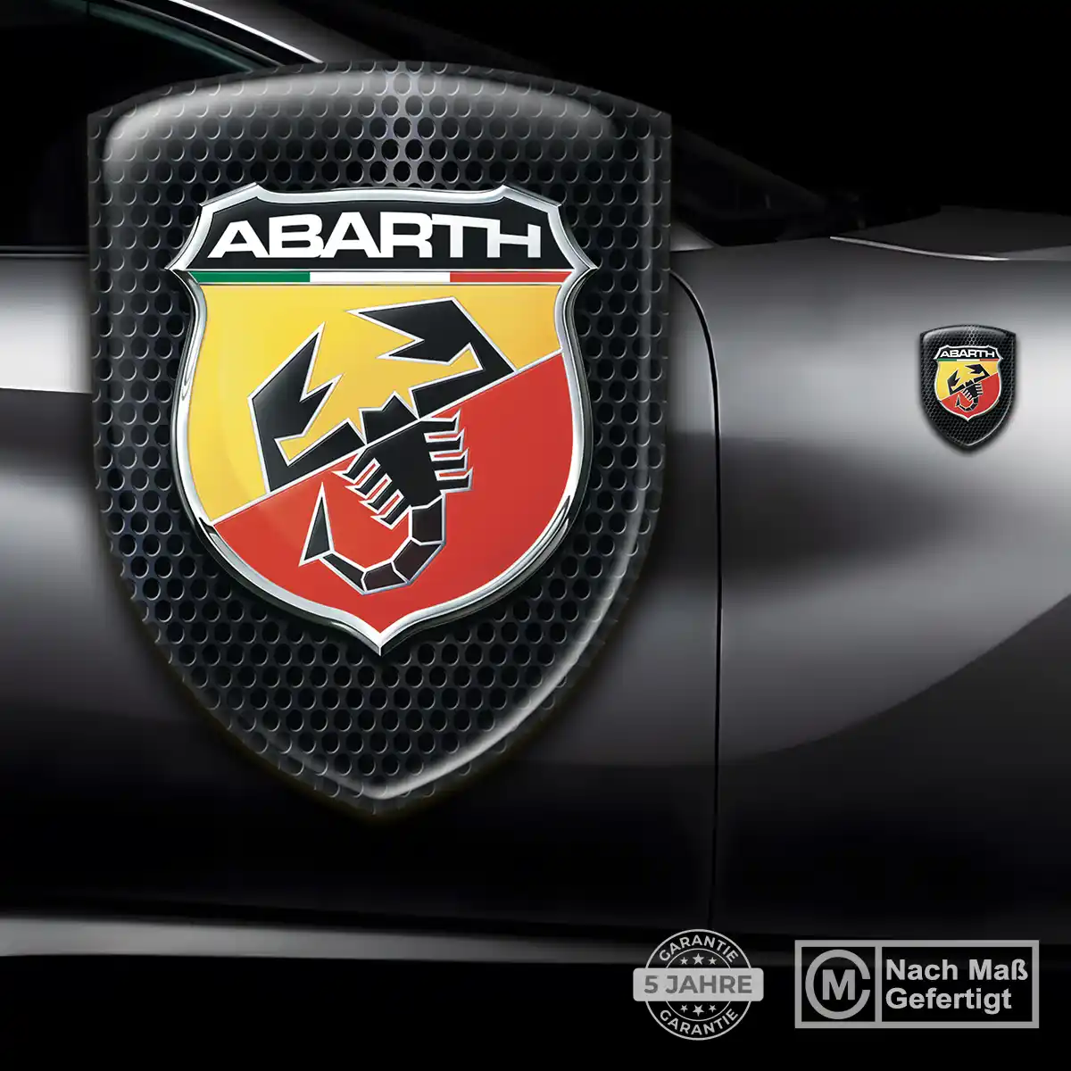 Abarth Aufkleber 3D Gel Emblem Auto Markenedition