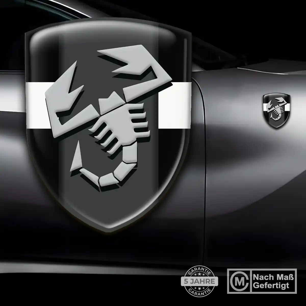 Abarth Aufkleber 3D Gel Emblem Auto Premium-Edition