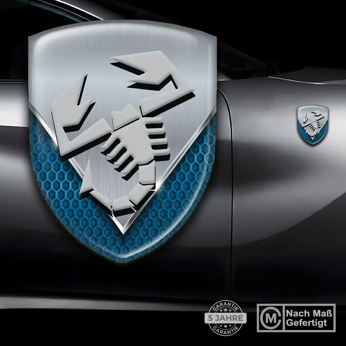 Abarth Aufkleber 3D Gel Emblem Auto Tuningfahrzeug
