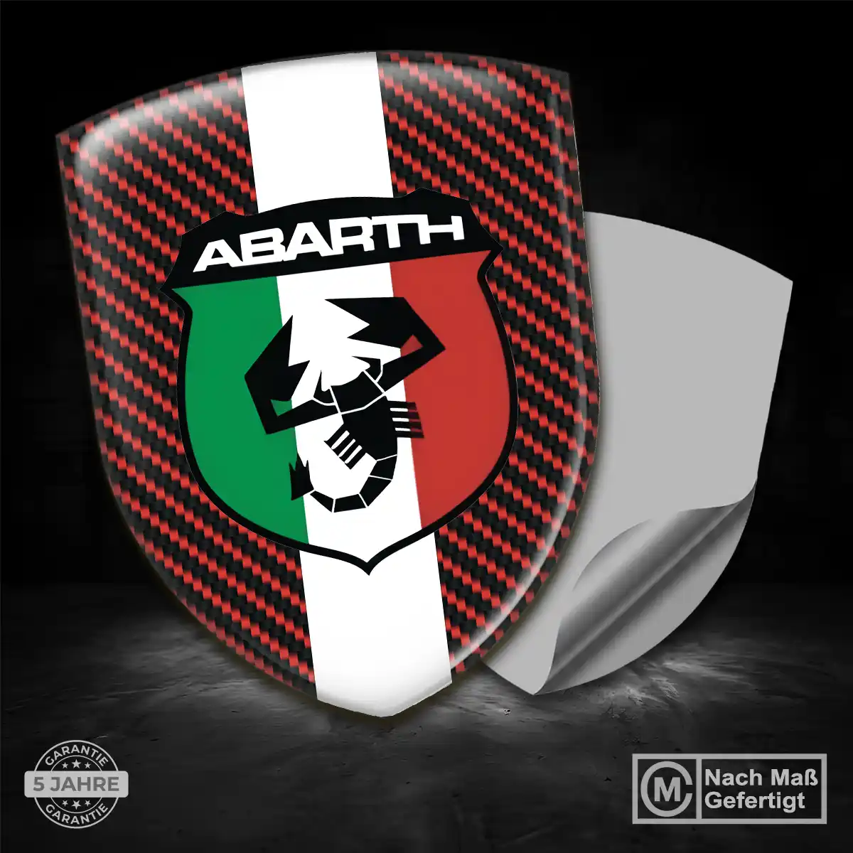 Abarth Aufkleber 3D Gel Emblem Markenedition