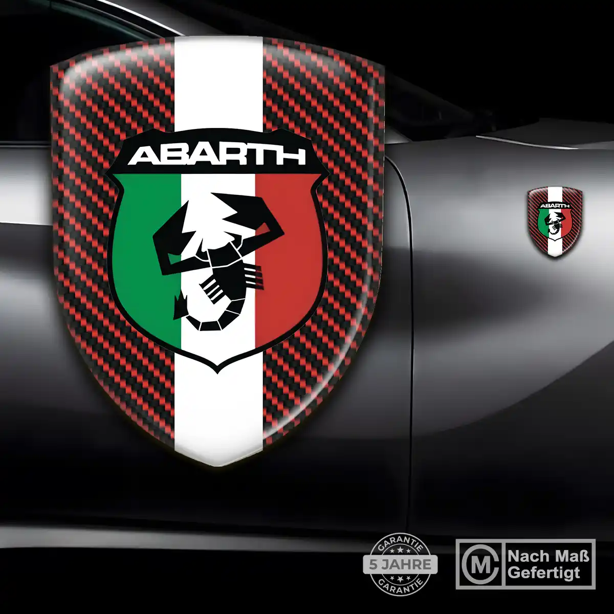 Abarth Aufkleber 3D Gel Emblem Markenedition