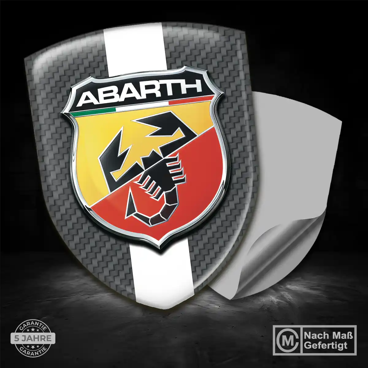 Abarth Aufkleber 3D Gel Emblem Tuningfahrzeug