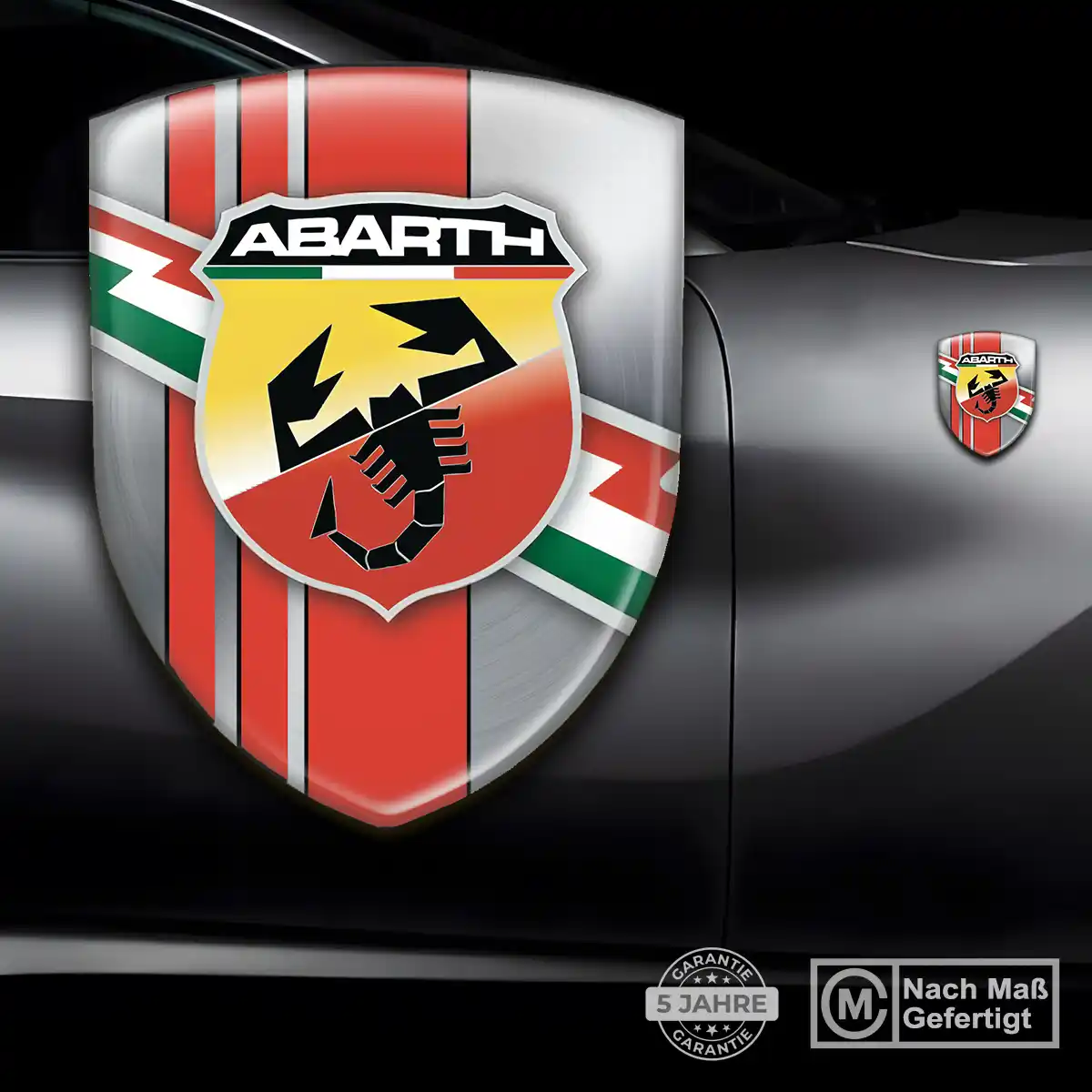 Abarth Aufkleber 3D Gel Embleme Auto Luxus-Edition