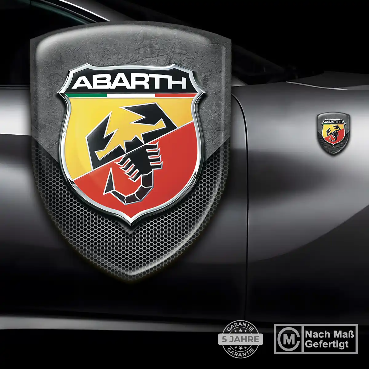 Abarth Aufkleber 3D Gel Embleme Auto Tuningfahrzeug
