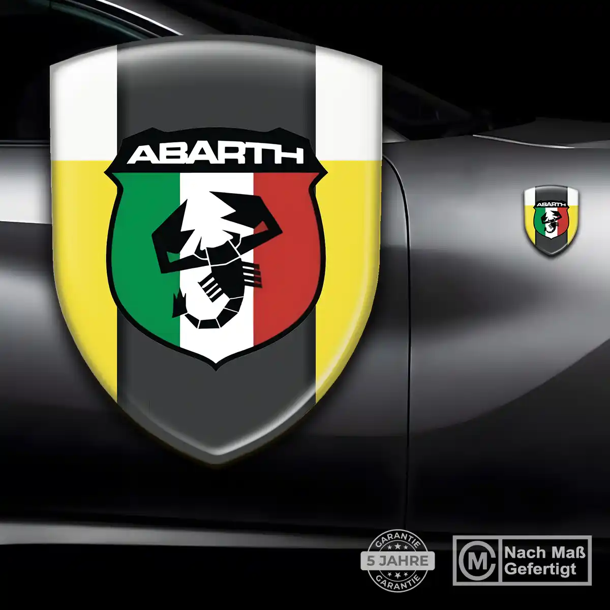 Abarth Aufkleber 3D Gel Embleme Exterieurdesign