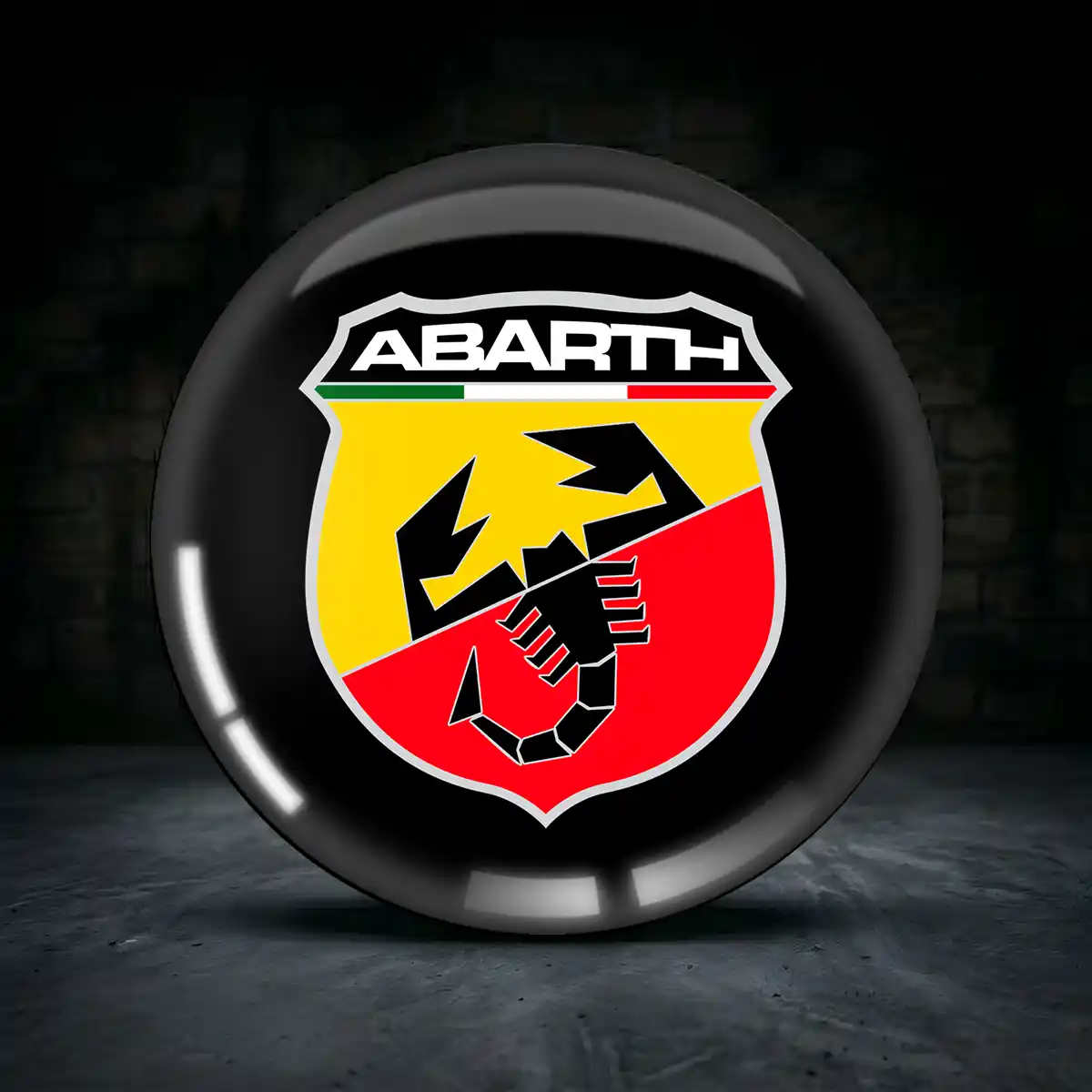 Abarth Aufkleber 3D Gel Premium-Edition