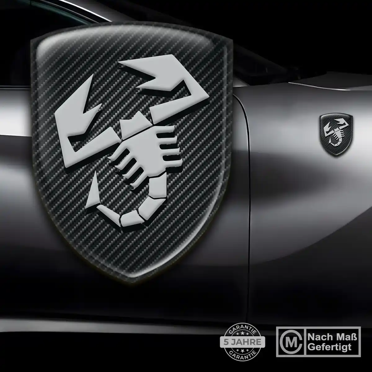 Abarth Aufkleber 3D Gel Silikon Auto Modernes Design