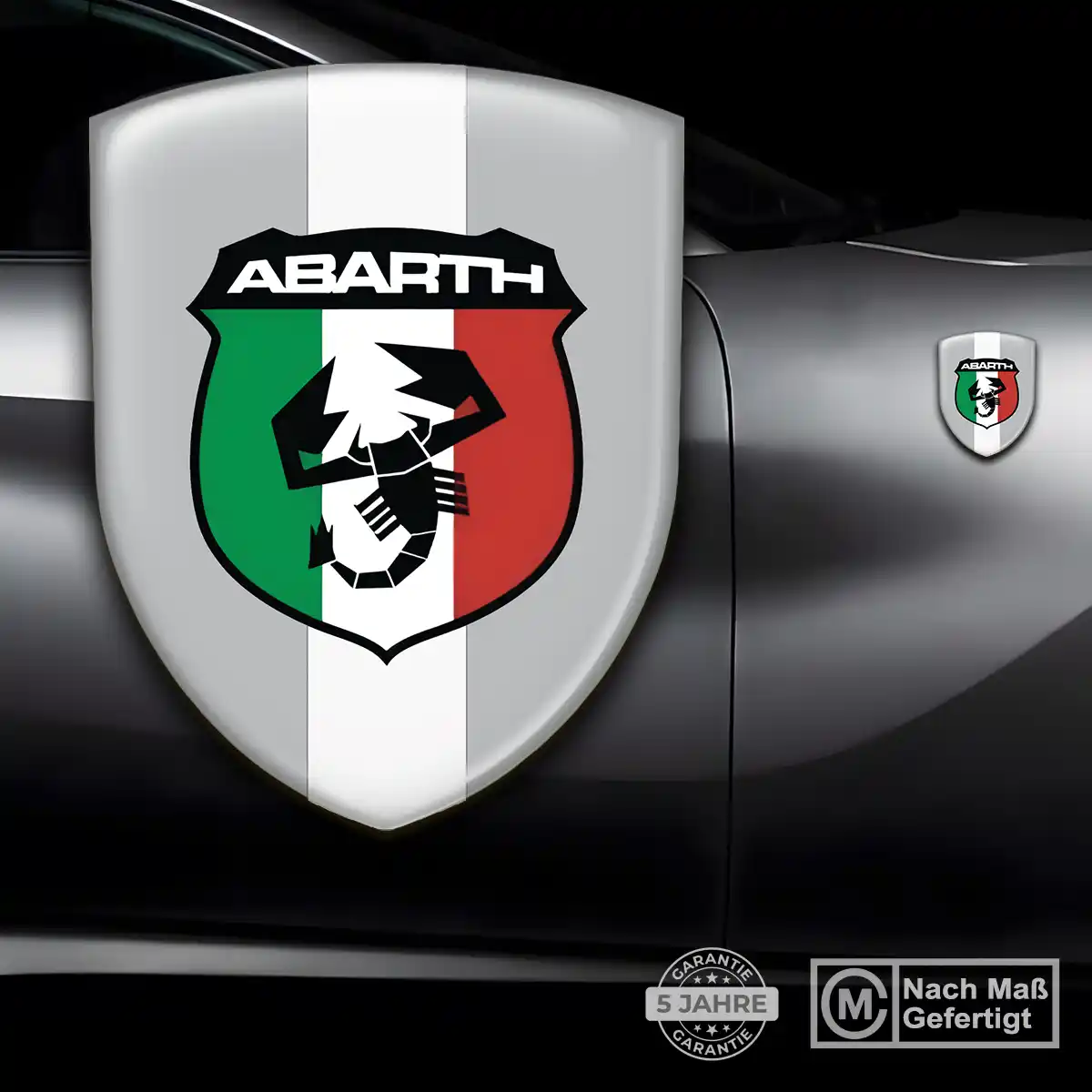 Abarth Aufkleber 3D Gel Wappen Exterieurdesign