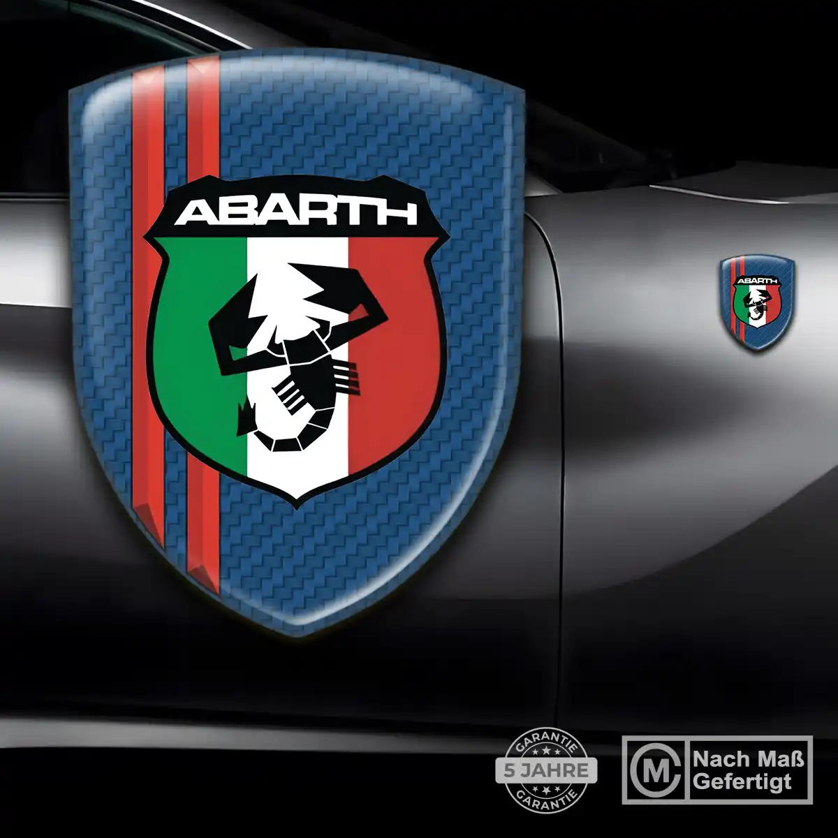 Abarth Aufkleber Anspruchsvolles Design