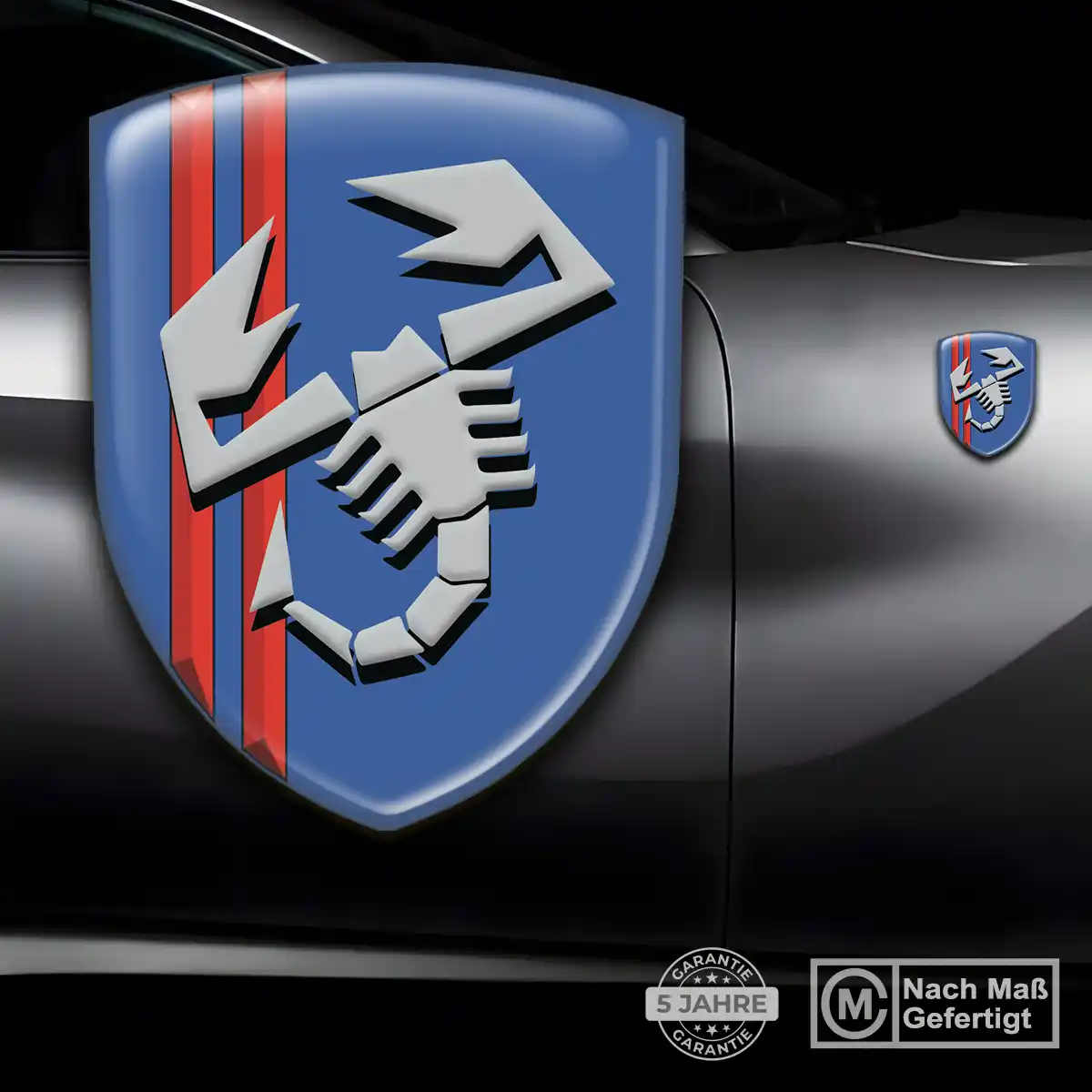 Abarth Aufkleber Ausdrucksstarkes Design