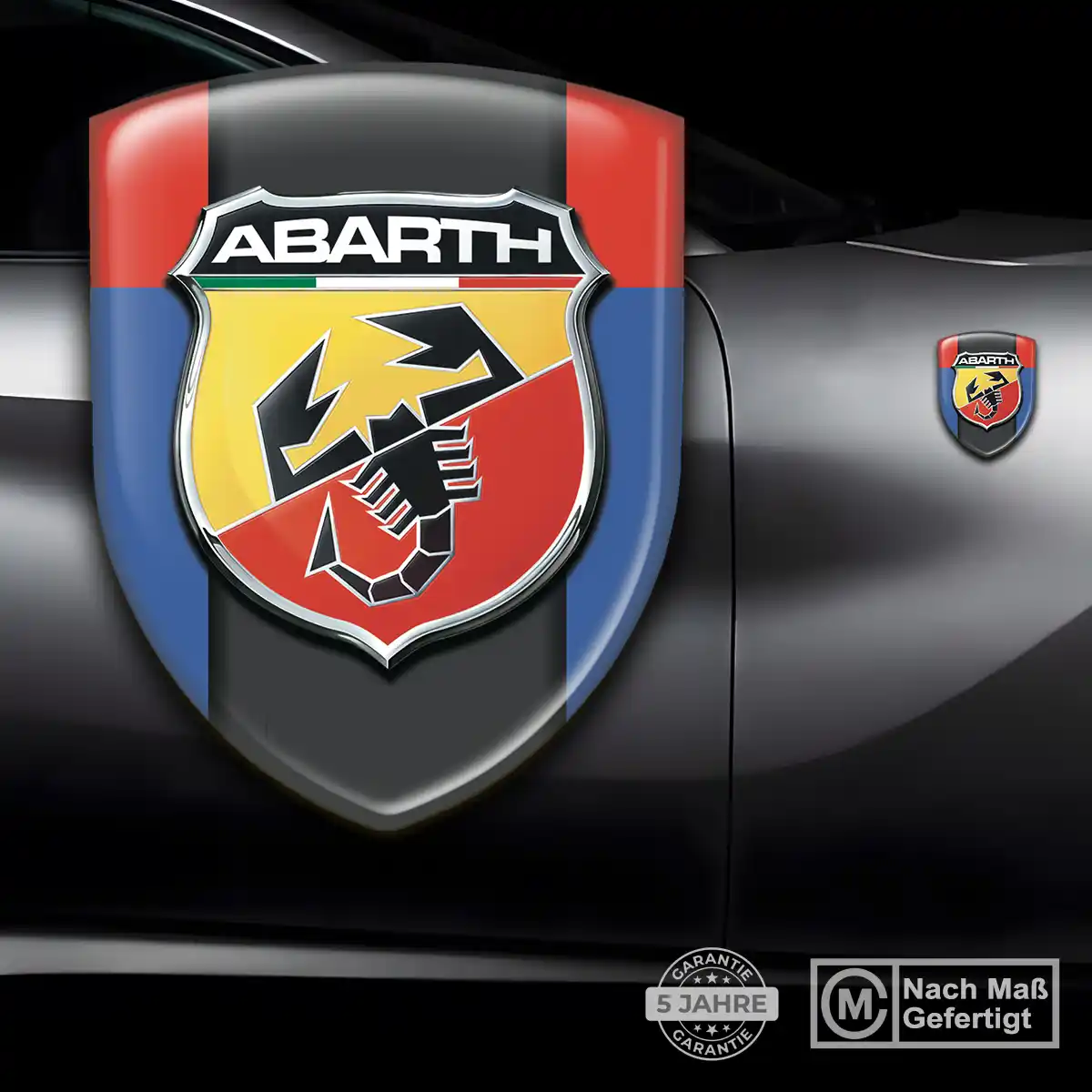 Abarth Aufkleber Auto Markenedition
