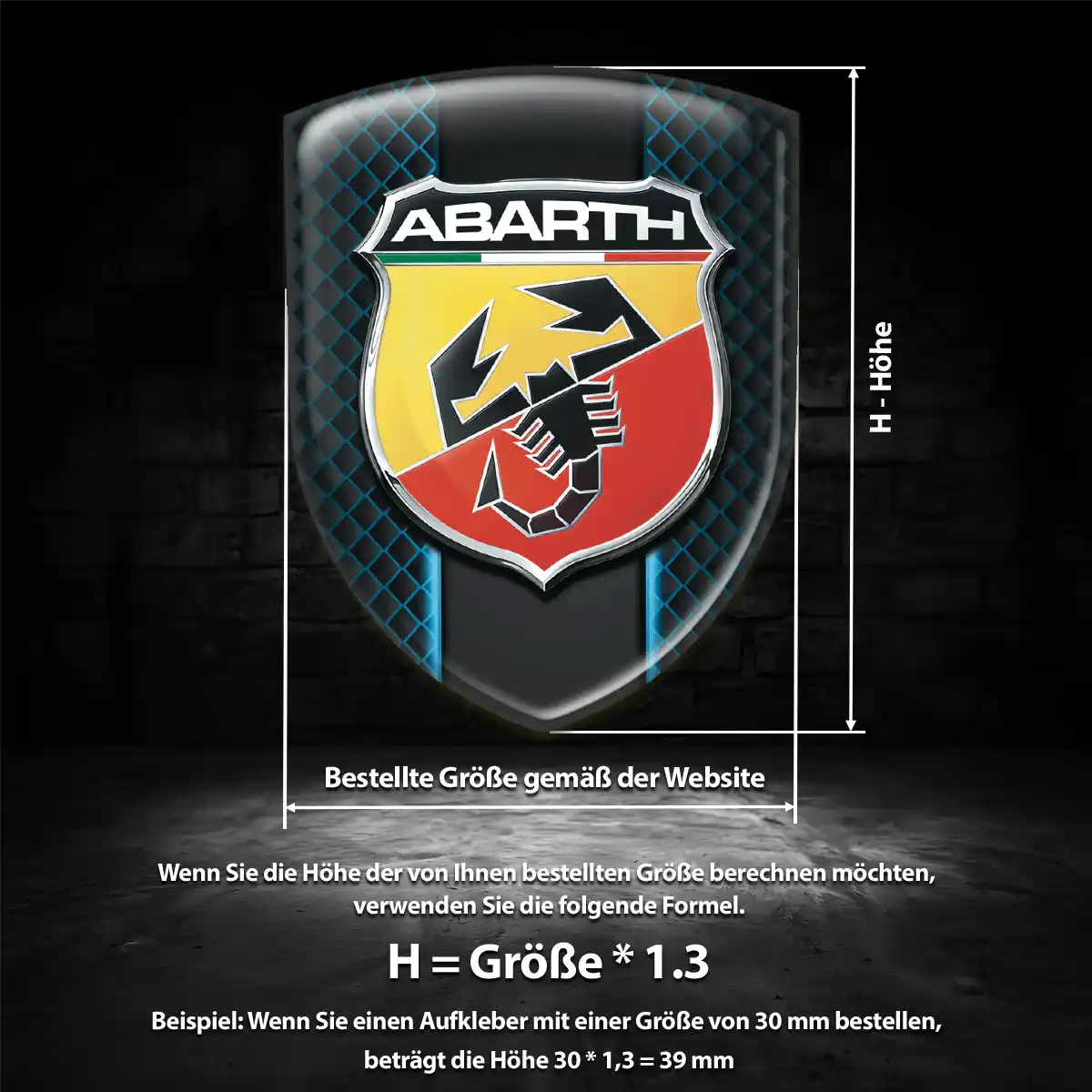 Abarth Aufkleber Auto Spitzenqualität