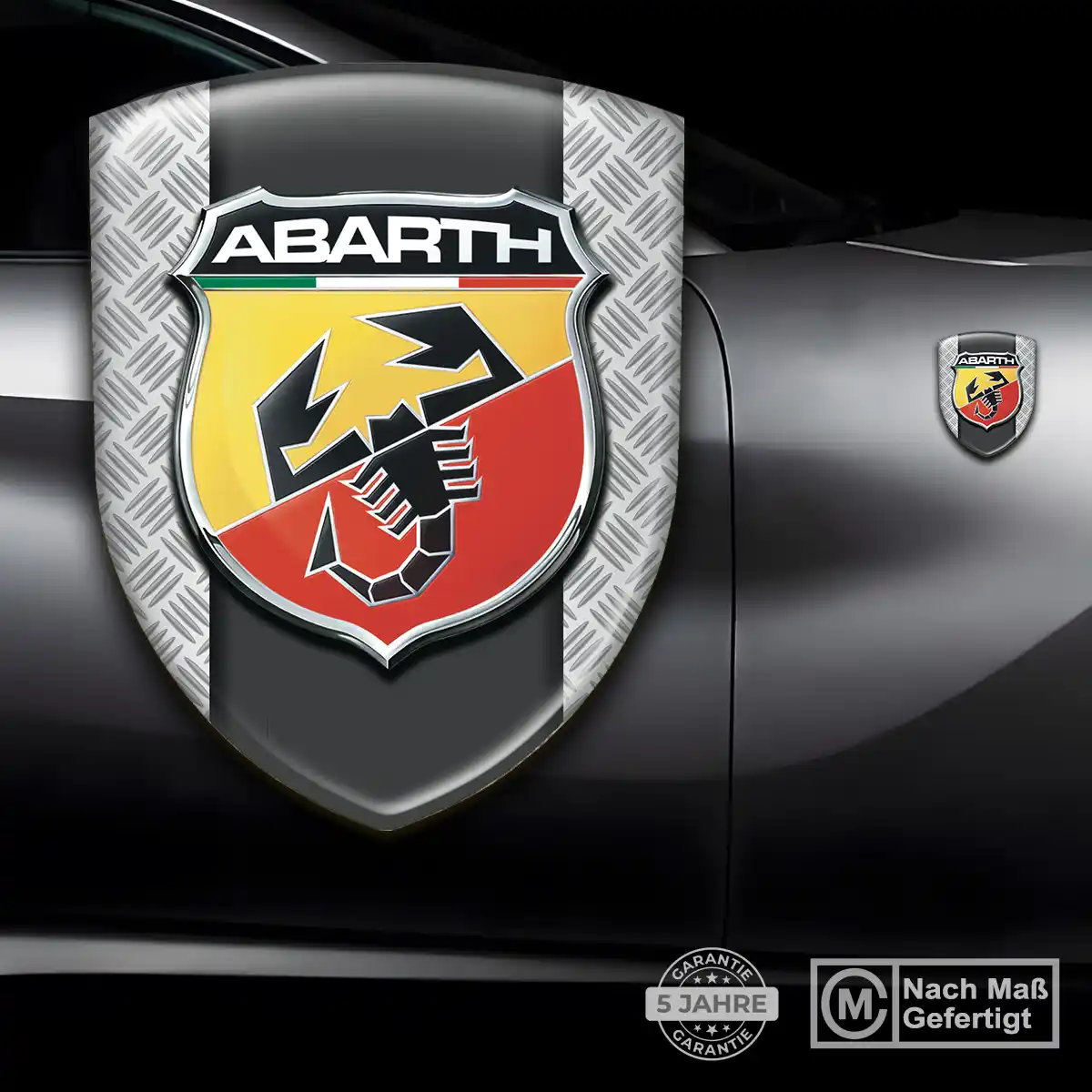 Abarth Aufkleber Elegantes Design