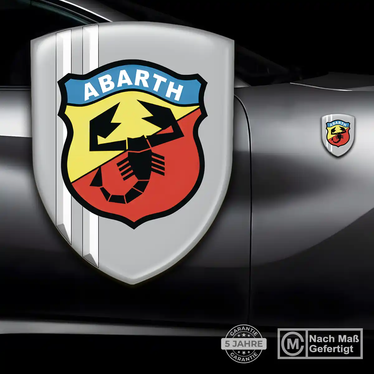 Abarth Aufkleber Emblem Anspruchsvolles Design