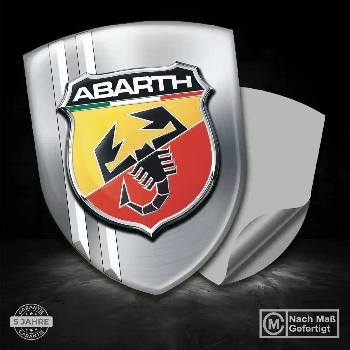 Abarth Aufkleber Emblem Ausdrucksstarkes Design