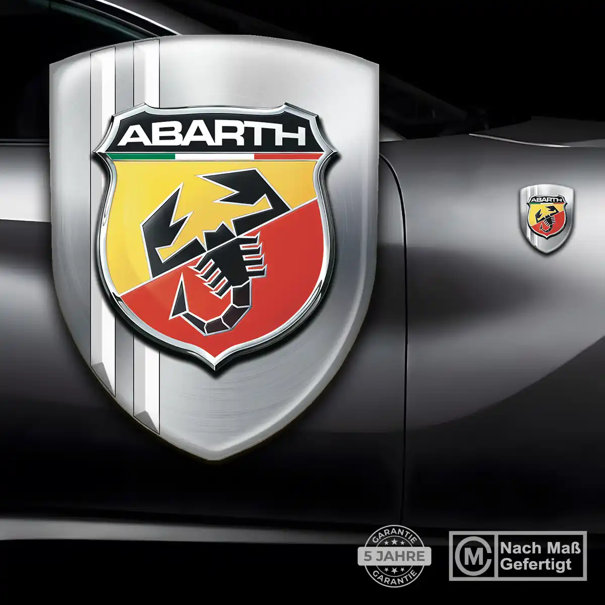Abarth Aufkleber Emblem Ausdrucksstarkes Design