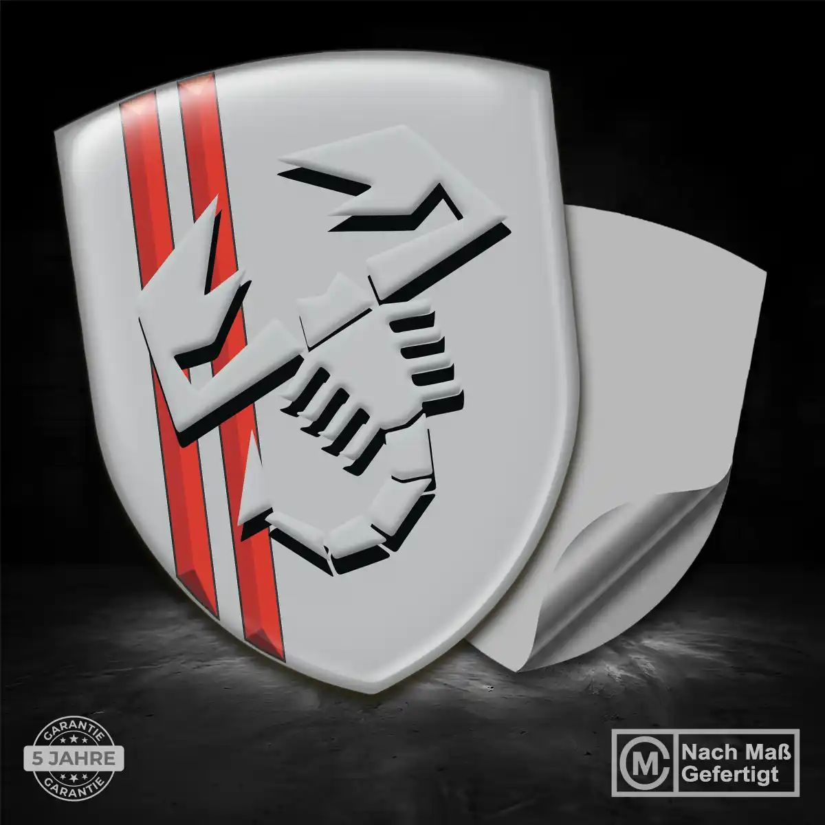 Abarth Aufkleber Emblem Auto Ausdrucksstarkes Design