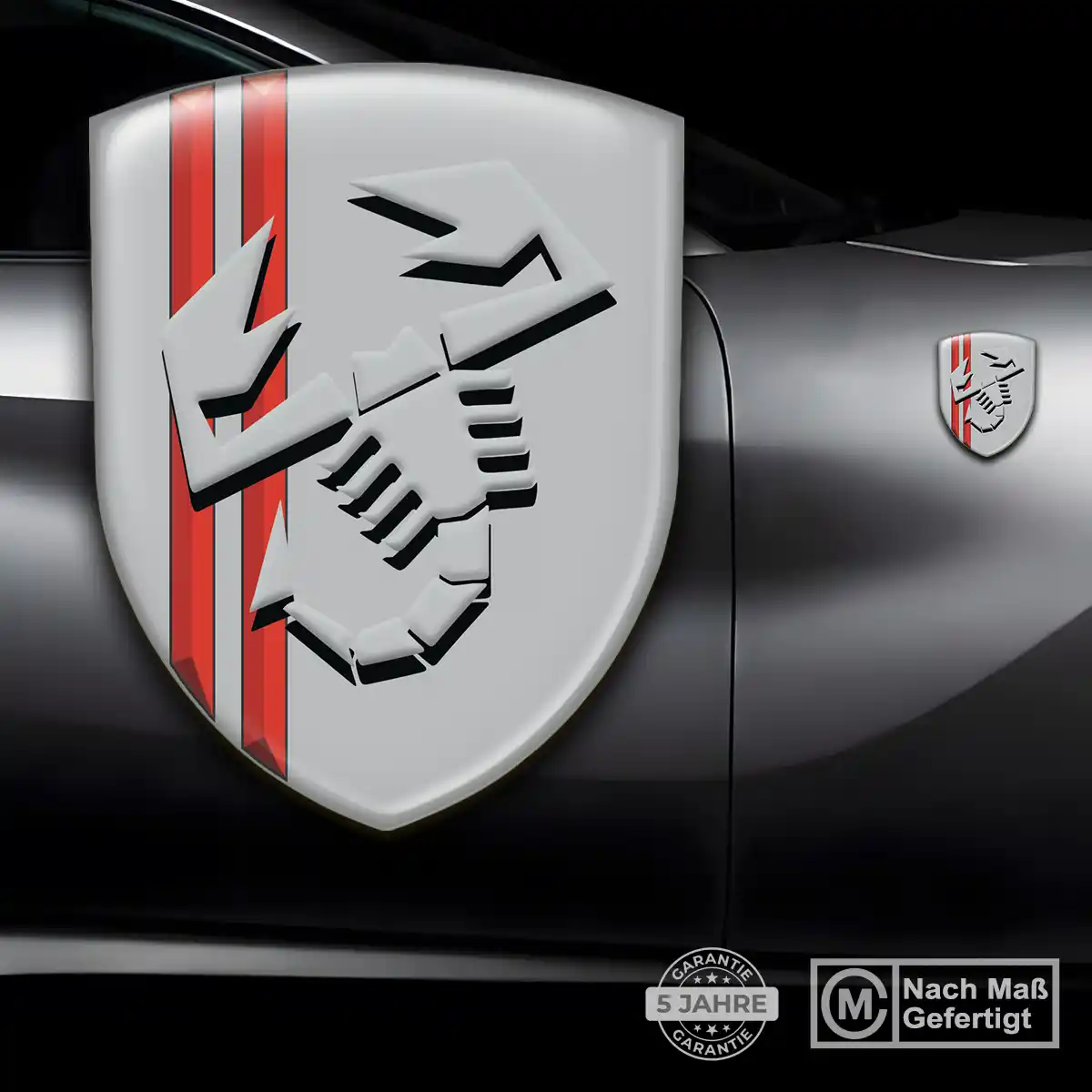 Abarth Aufkleber Emblem Auto Ausdrucksstarkes Design