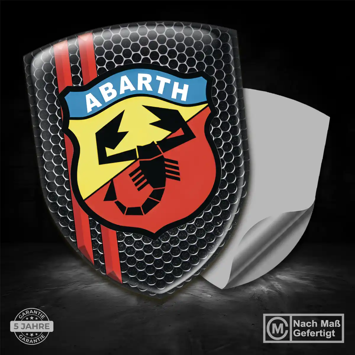 Abarth Aufkleber Emblem Auto Überzeugende Qualität