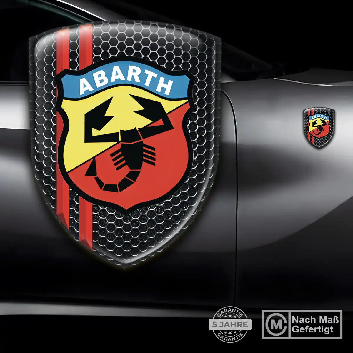 Abarth Aufkleber Emblem Auto Überzeugende Qualität