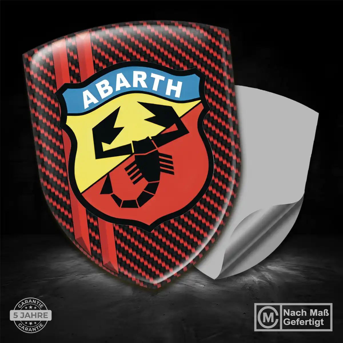 Abarth Aufkleber Emblem Auto Elegantes Design