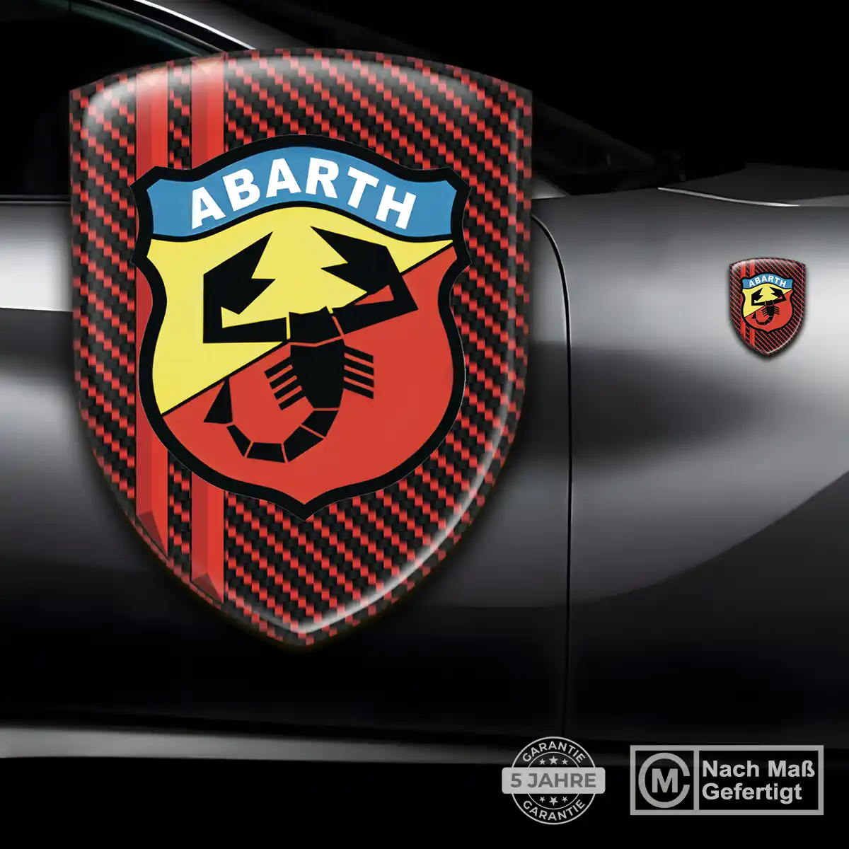 Abarth Aufkleber Emblem Auto Elegantes Design