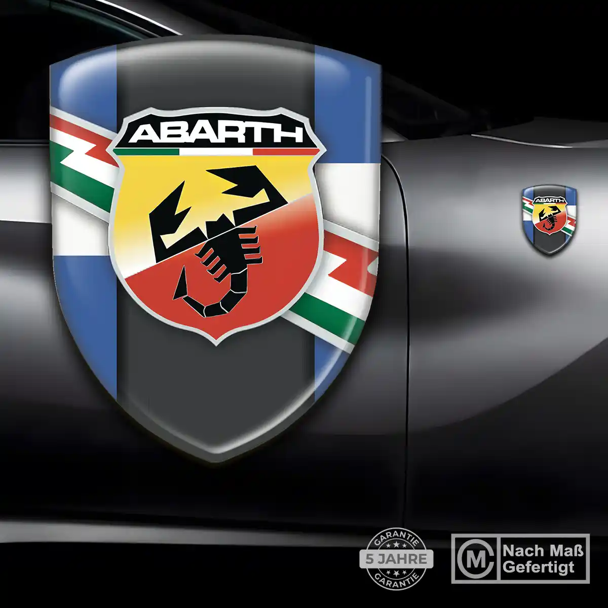 Abarth Aufkleber Emblem Auto Erstklassige Qualität