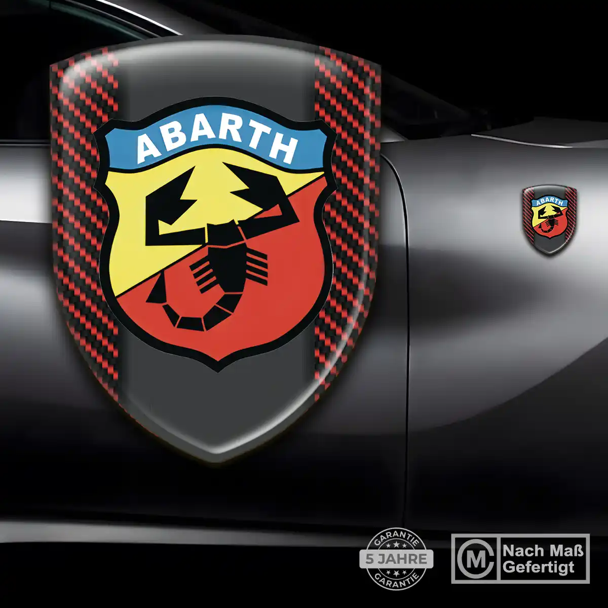 Abarth Aufkleber Emblem Auto Höchste Qualität