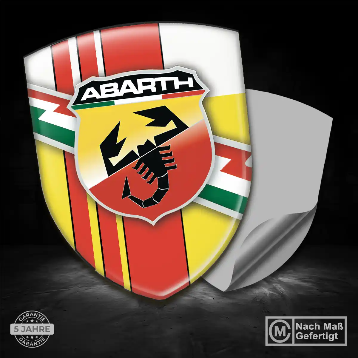 Abarth Aufkleber Emblem Auto Limitierte Auflage