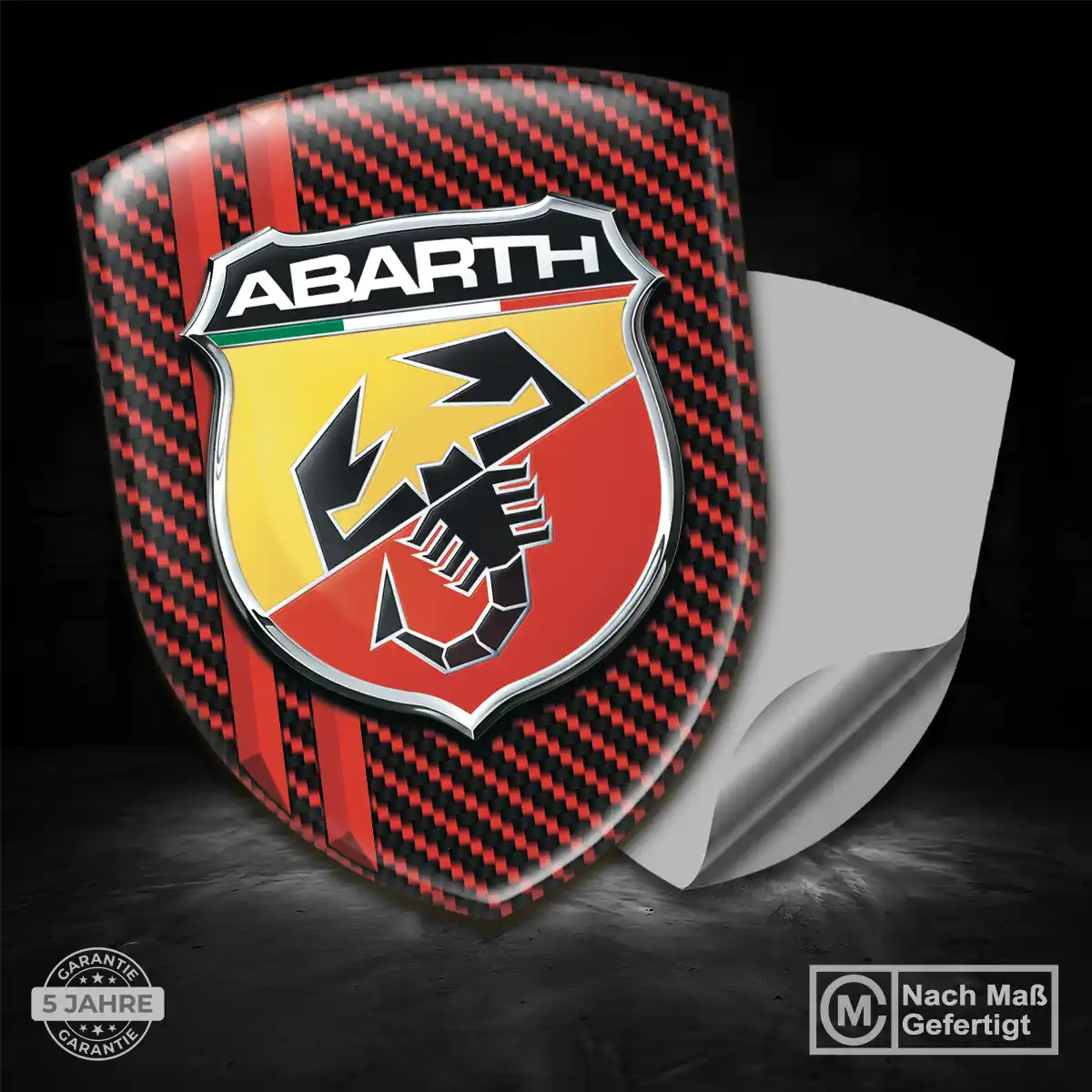 Abarth Aufkleber Emblem Auto Stilvolles Design