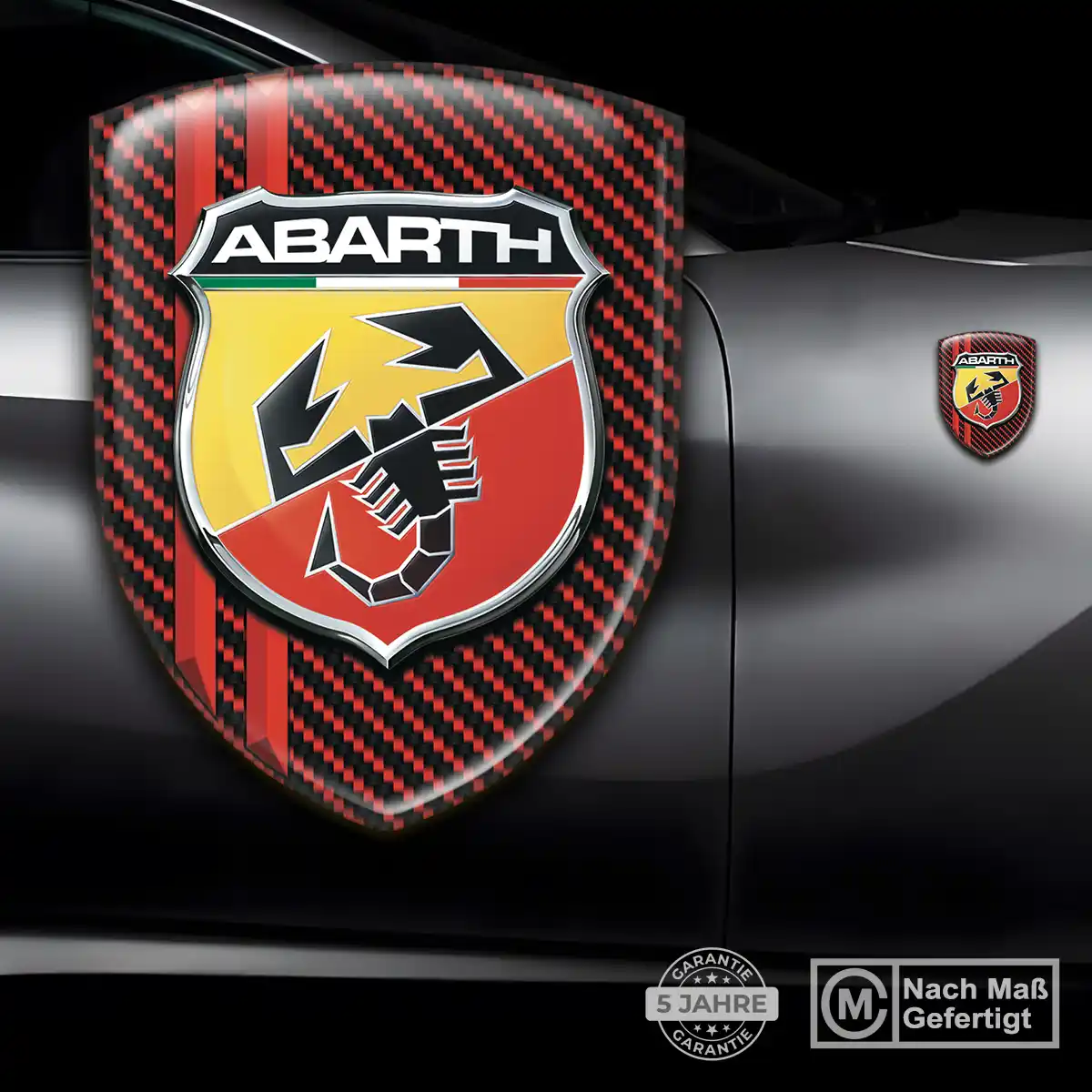 Abarth Aufkleber Emblem Auto Stilvolles Design