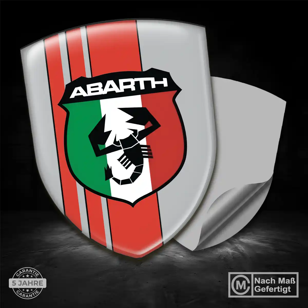 Abarth Aufkleber Emblem Überzeugende Qualität