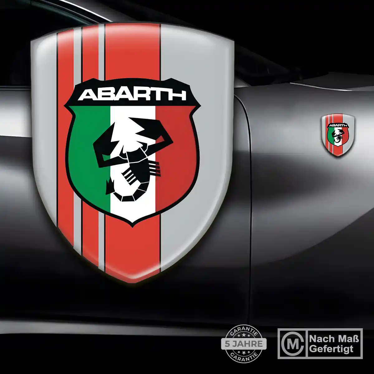 Abarth Aufkleber Emblem Überzeugende Qualität