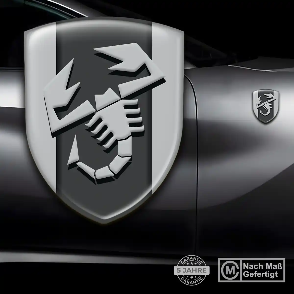 Abarth Aufkleber Emblem Erstklassige Qualität