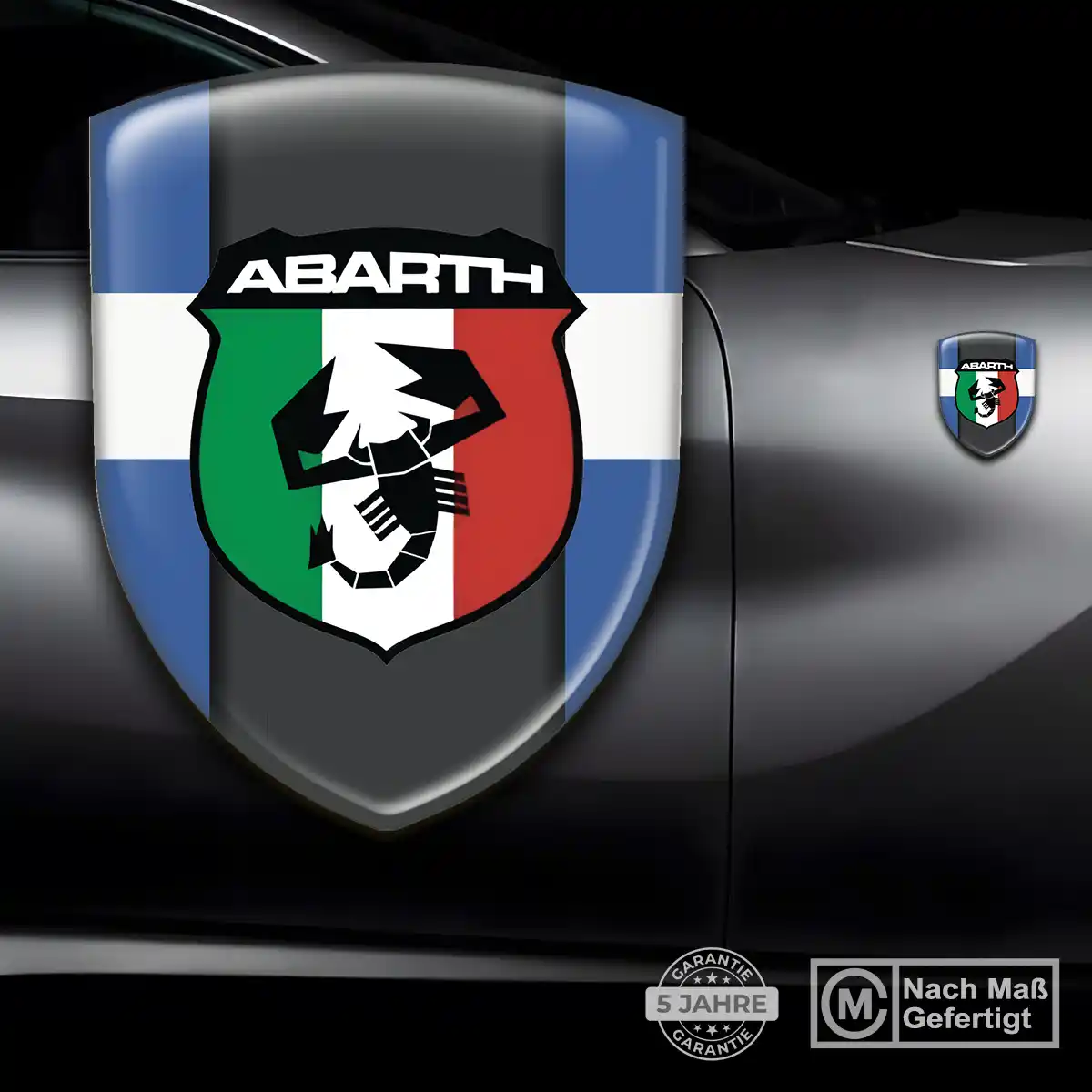 Abarth Aufkleber Emblem Luxus-Edition