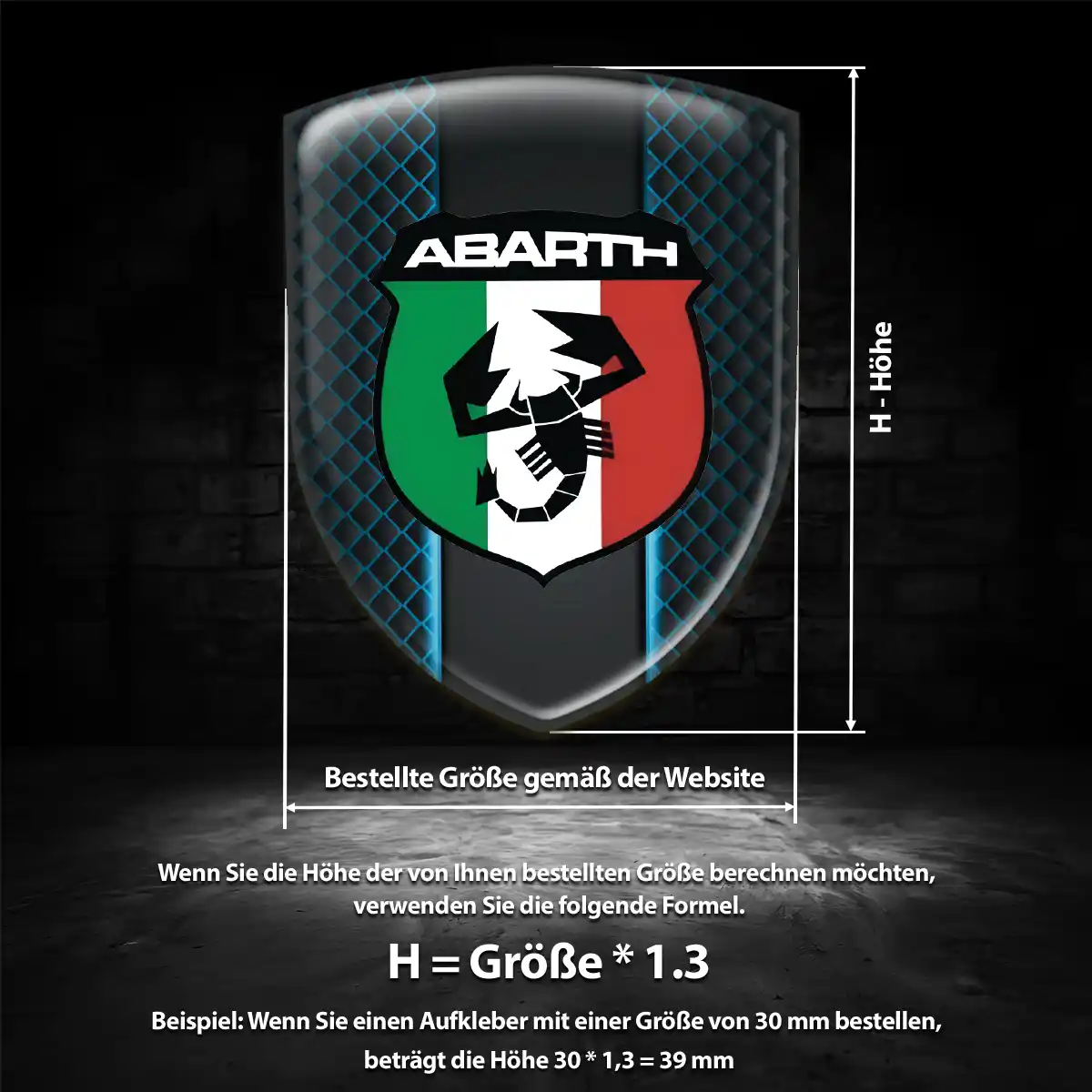 Abarth Aufkleber Emblem Markenedition