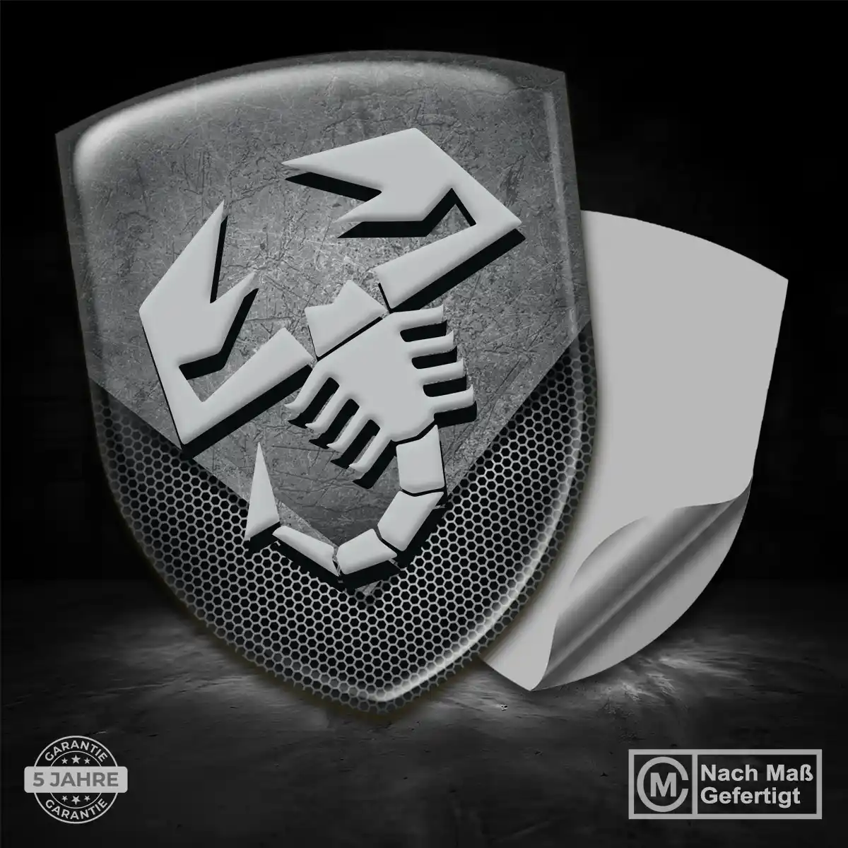 Abarth Aufkleber Emblem Modernes Design