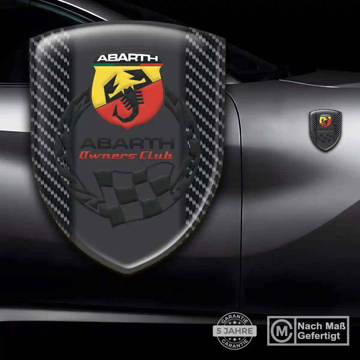 Abarth Aufkleber Emblem Premium-Edition