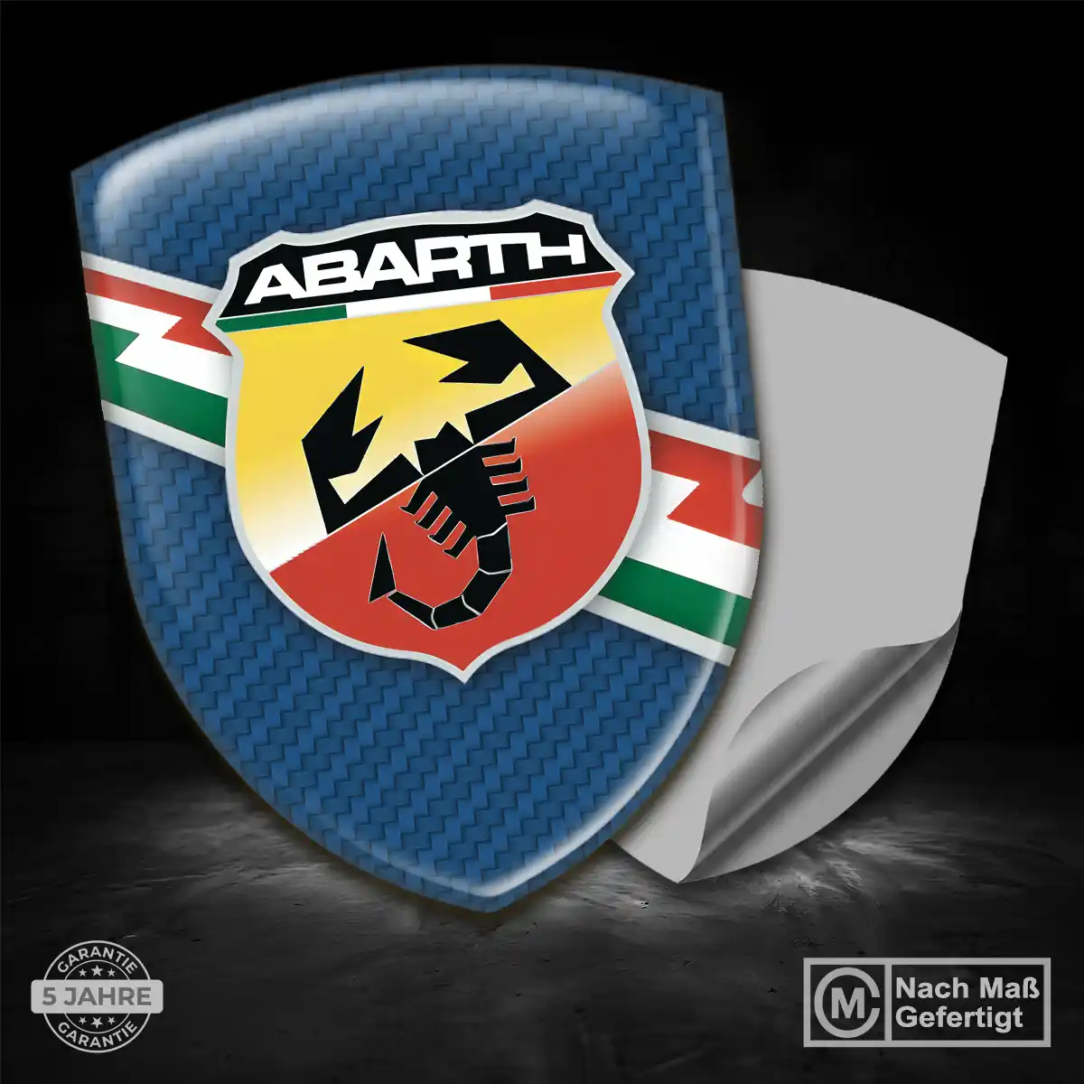 Abarth Aufkleber Emblem Premiumqualität