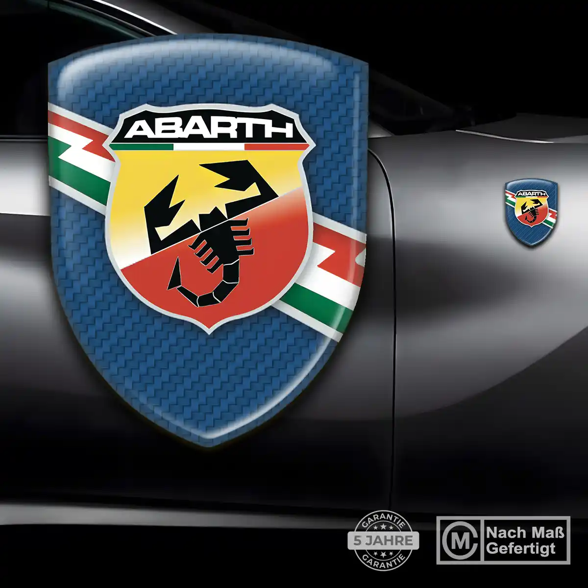 Abarth Aufkleber Emblem Premiumqualität