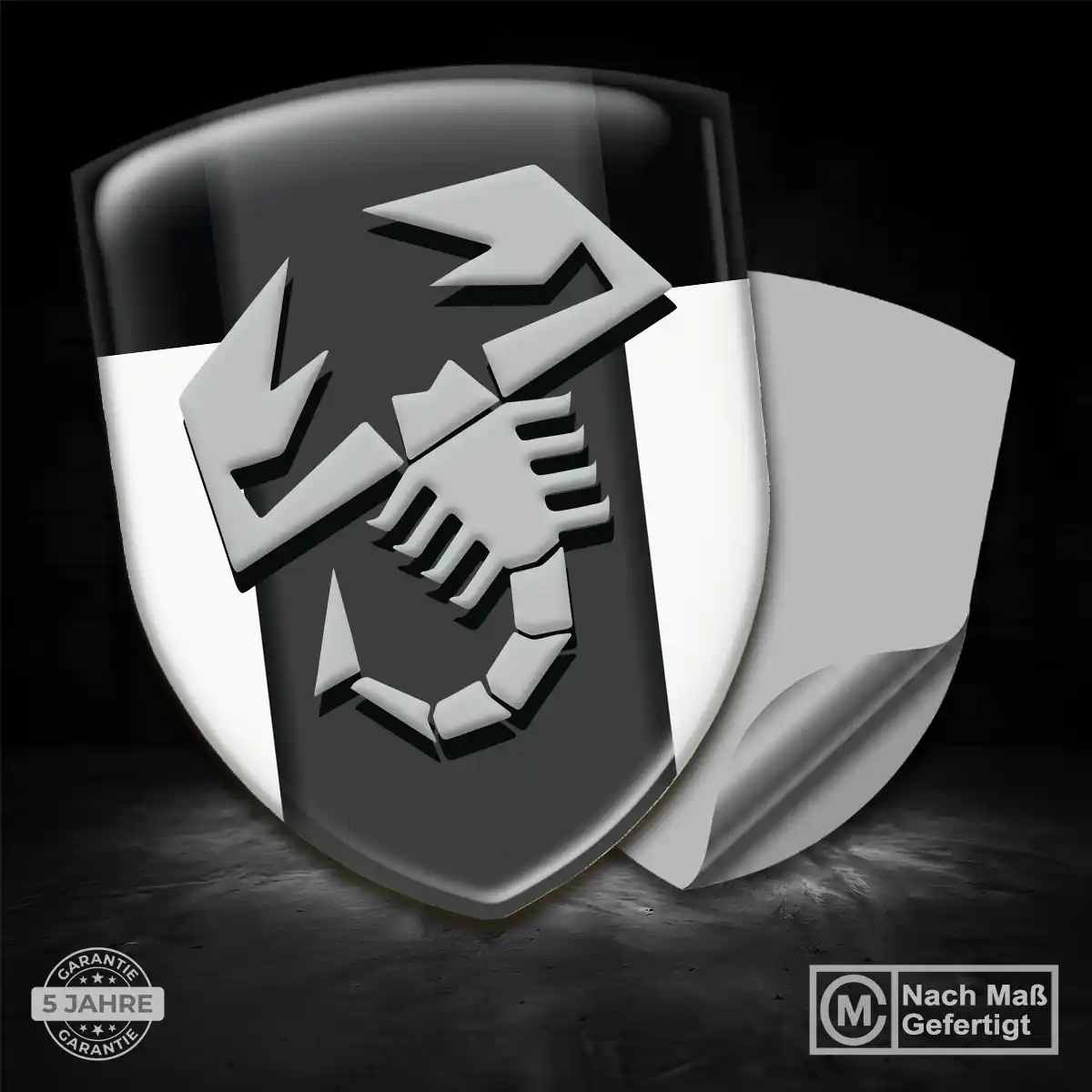 Abarth Aufkleber Emblem Spitzenqualität