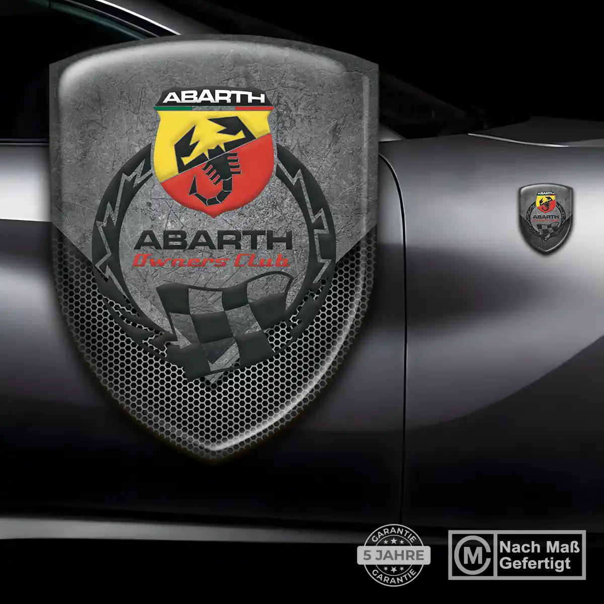 Abarth Aufkleber Emblem Stilvolles Design
